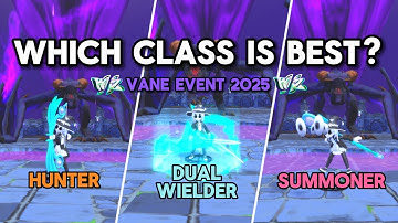 VANE EVENT CLASS TIER LIST World Zero