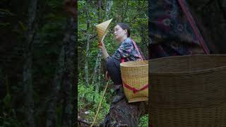 扫把菌，奶浆菌，喇叭菌，牛肝菌，这些来自大山里的珍馐美味你都吃过吗？记得关注明天的视频，和盆姐一起山里寻宝吧！#shorts #mushroom #treasureseeking