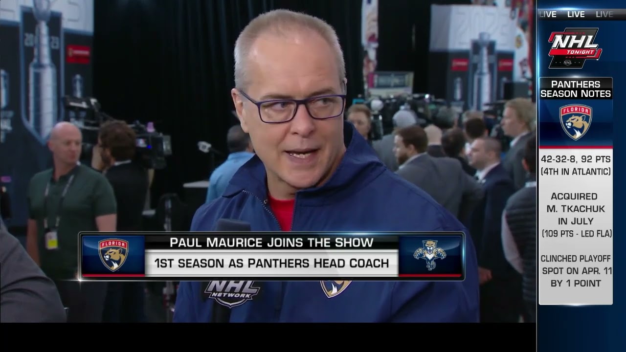 Paul Maurice talks Panthers chemistry