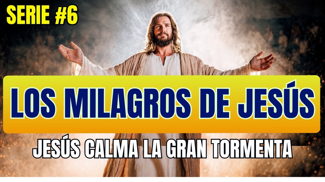 Jesús calma la tormenta 🌊✝️ | Fe en medio del caos