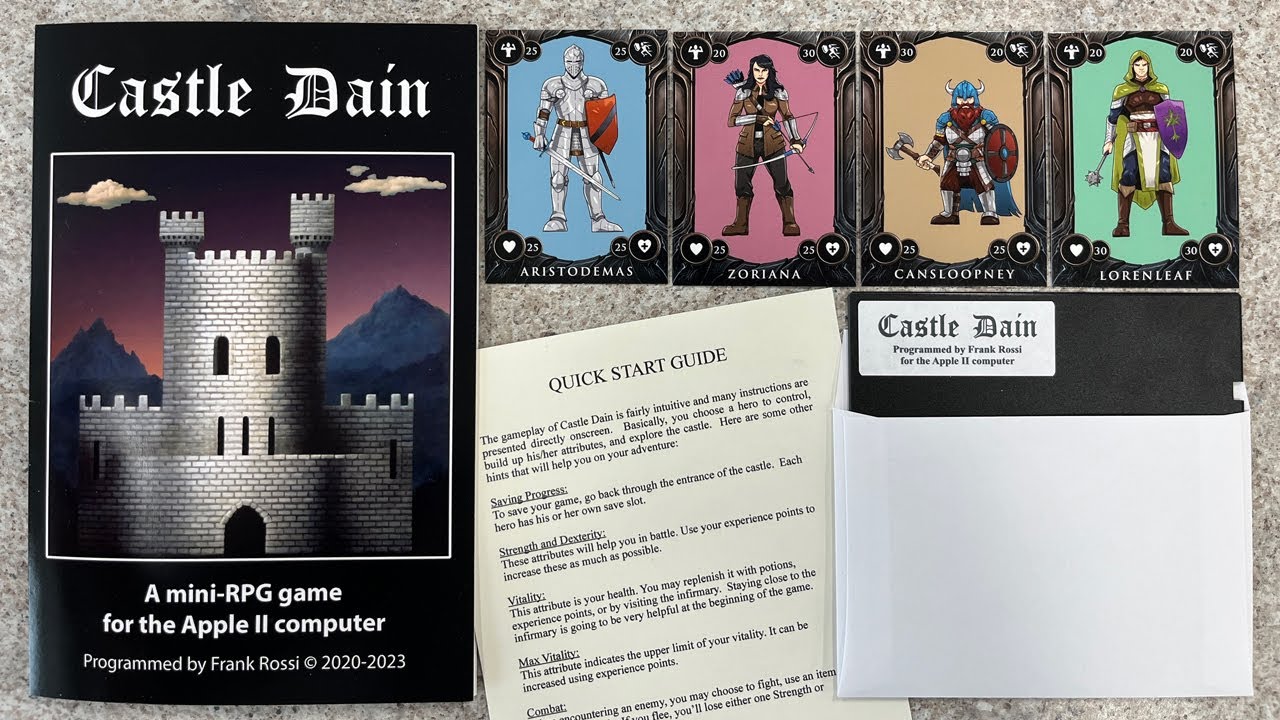 Physical Copies of Castle Dain now on Sale – Vintage is the New Old