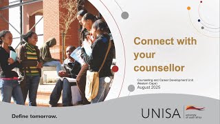 Unisa Connect with your Counsellor (Western Cape)
