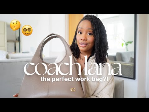 The PERFECT Work Bag?! Coach Lana Review, What Fits, Mid-Range Luxury Quality & More | Ifeyinwa thumbnail