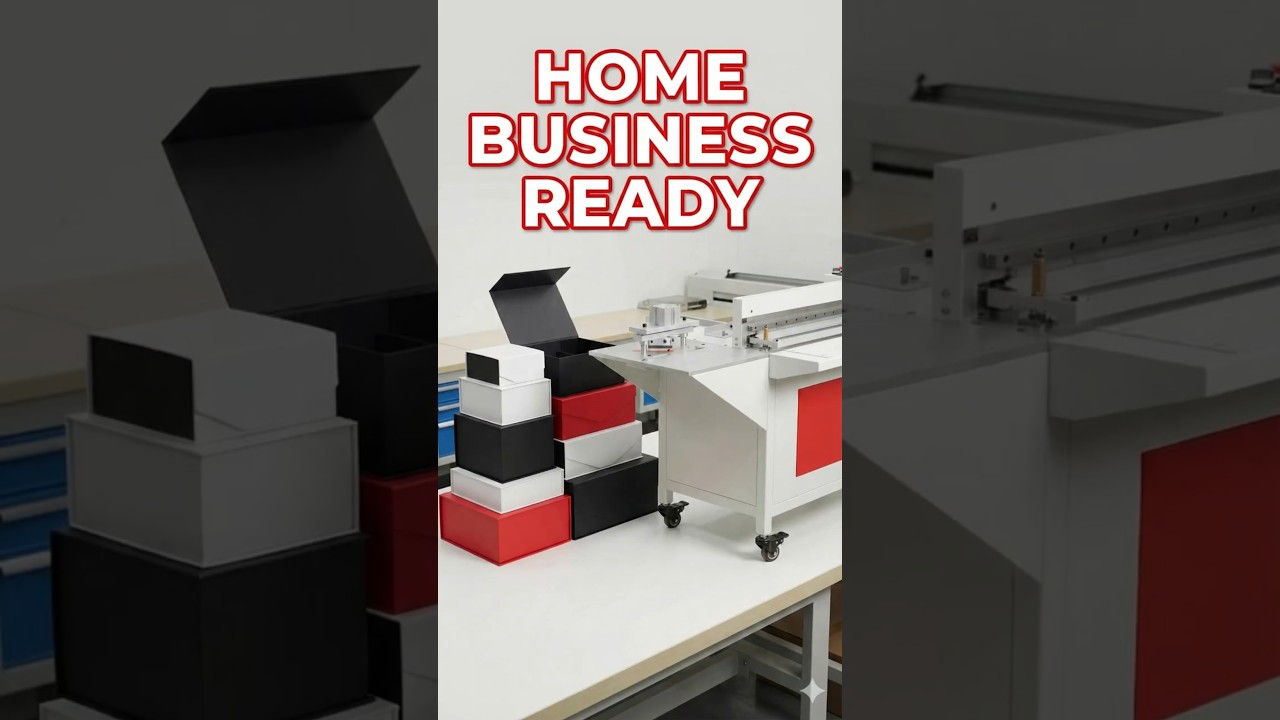 Лучшая машина для домашнего бизнеса по производству коробок? 📦✨ 