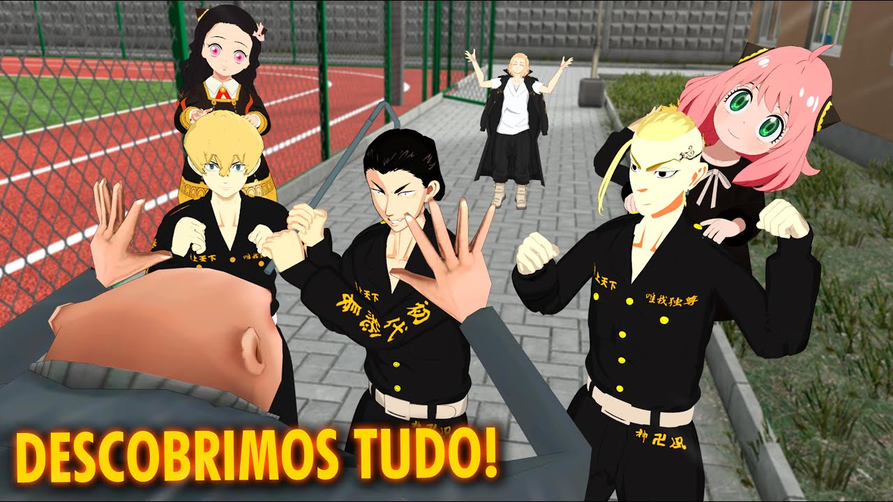 🥰 Baji e Chifuyu na Escola com Nezuko e Anya?! 😱 - Tokyo Revengers Vr
