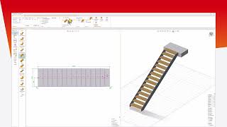 Trepedia De 4 - Gerade Treppe Mit Gitterroststufen Und Geländer Konstruieren Trepedia