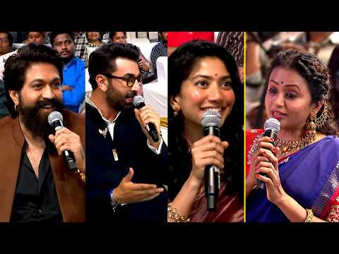 Ranbir Kapoor, Yash & Sai Pallavi Fun Interaction with Suma | #Ramayana Pre Release Event