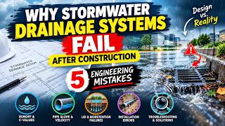 Details 👉 Stormwater Drainage Design Explained | Runoff, HGL, Slope & Pipe Sizing Update
