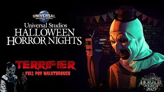 Terrifier Haunted House Full POV Walkthrough | Halloween Horror Nights Orlando 2025