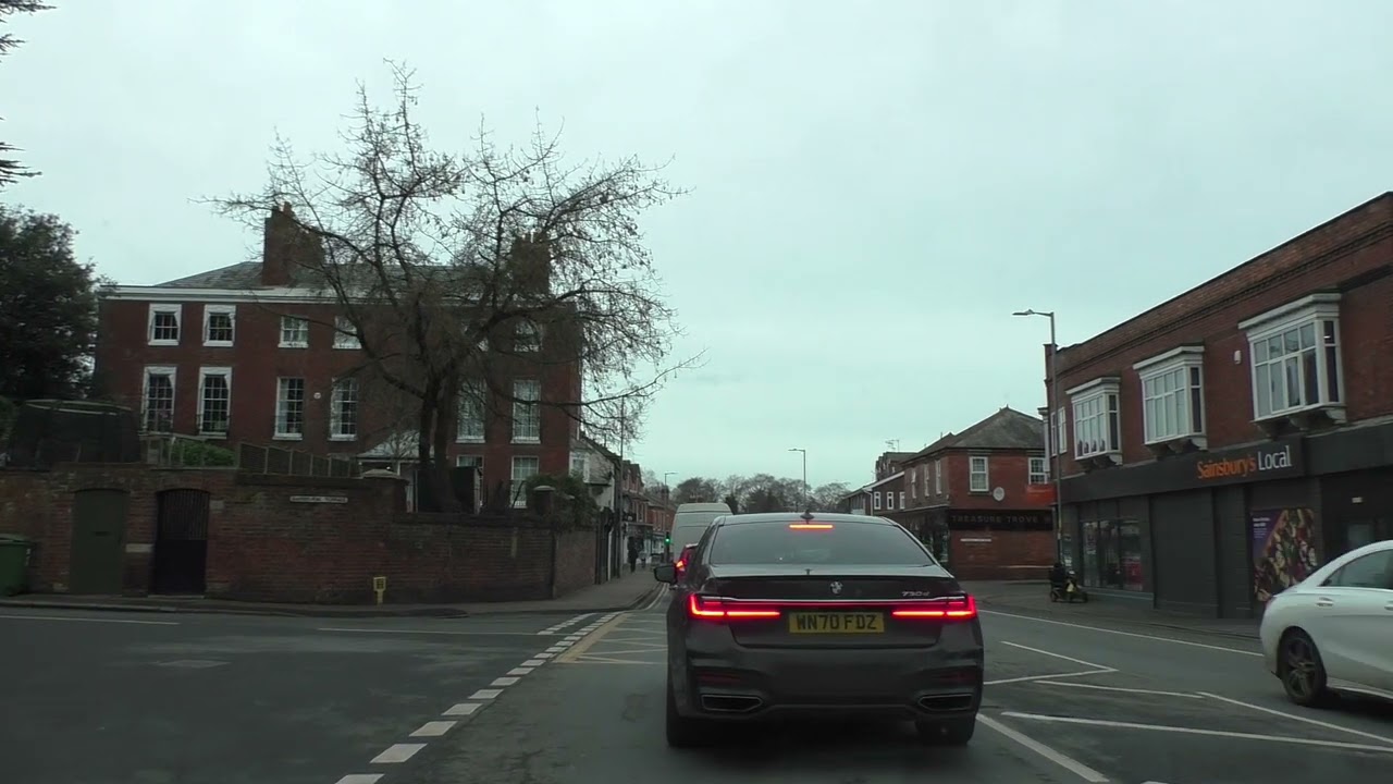 Driving On The Tything, Upper Tything, Barbourne Road &  Ombersley Road, Worcester, England