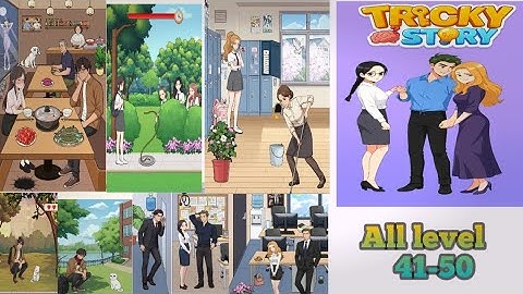 Tricky Story: side story All level 41-50 gameplay walkthrough solution 