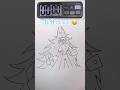 Miss Circleを5秒、10秒、1分、5分で描く Drawing Miss Circle in 5sec-5mins #fundamentalpapereducation #shorts