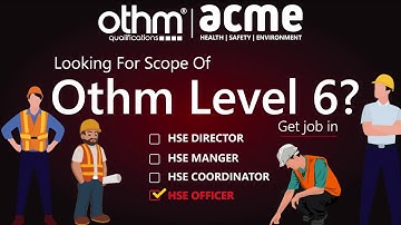 OTHM Level 6 Diploma in Health and Safety Approved Center in Pakistan