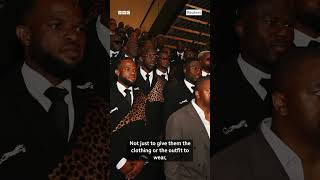 Meet the designer behind DRC’s ‘leopard strength’ suits - BBC Africa