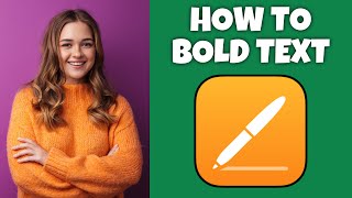 How To Bold Text In Pages | Step By Step Guide - Pages Tutorial