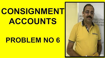 Consignment accounting  || Inter second year, CA foundation, CBSE, Bcom