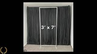 Celebrity How To Backdrop Frame Install Tutorial | 3x7ft Frame Net Worth