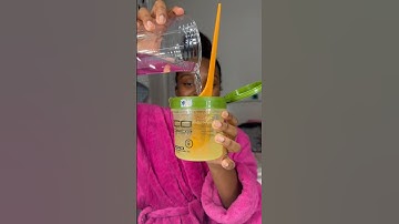 Trying the “add water” to eco styler gel hack 👩🏽‍🦱💦 #naturalhair