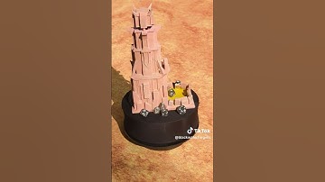 Ancient Desert Monolith 3D Printed RPG Dice Tower: Mythic Roll Collection  #dicetower #desert #rpg