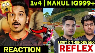 Iqoo Soul Legit’s 1v4 + Thunder/Joker Reflex Broke the Lobby 🔥| Crazy reaction On Soul 🔥