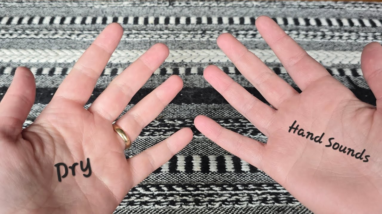 ASMR || no talking, Dry Hand Sounds