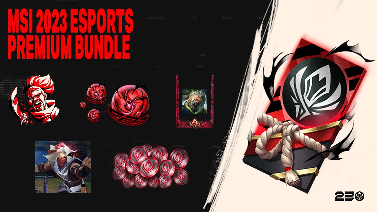 MSI 2023 ESPORTS PREMIUM BUNDLE Official Event Pass Trailer League