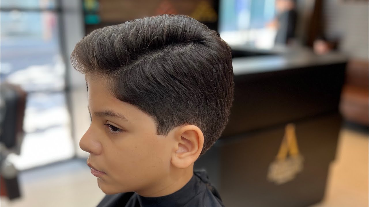 Aprenda fazer corte de cabelo de criança | passo a passo como cortar cabelo todo na tesoura