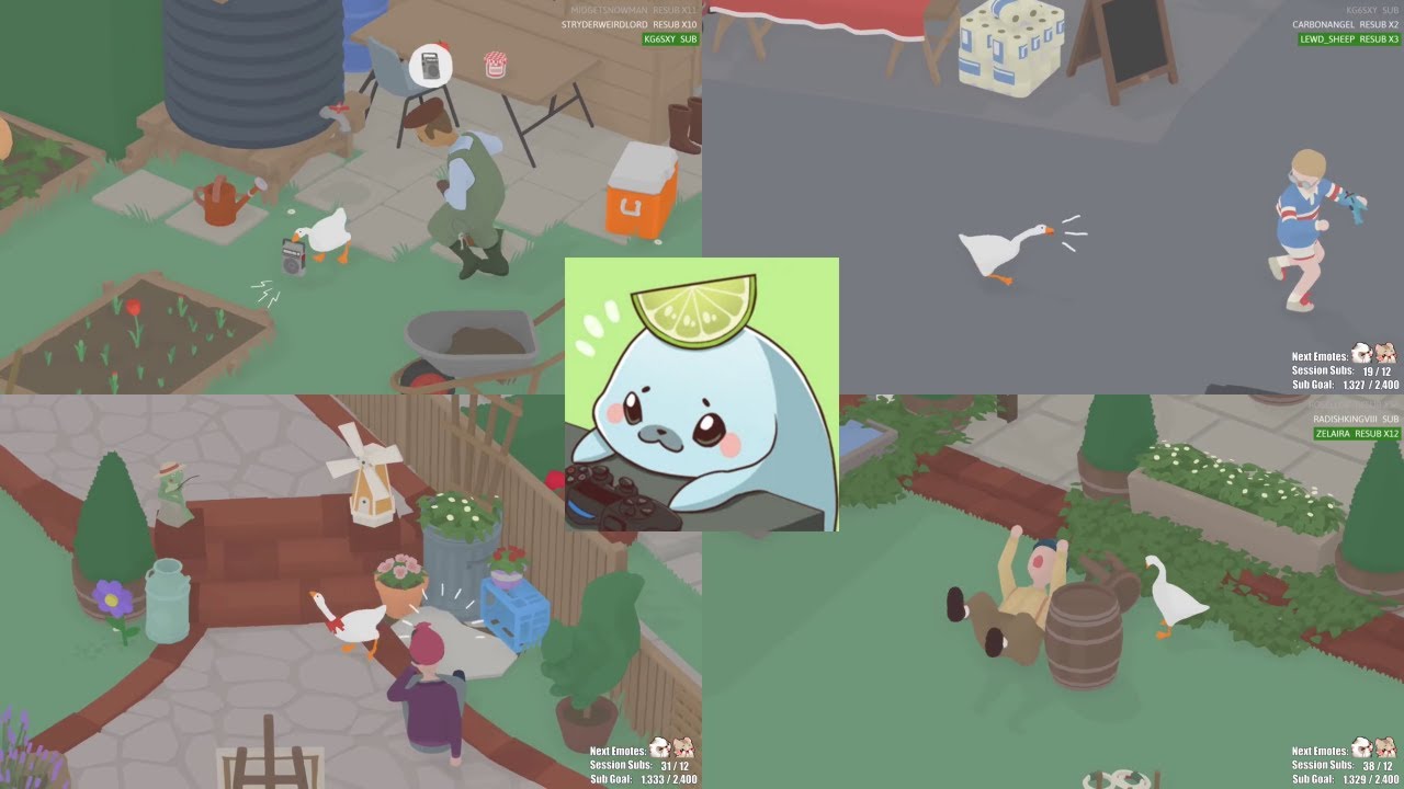 Limes causes problems on purpose - Untitled Goose Game [Limealicious highlights]