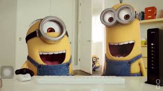 Minions Bob Skate Fail But In 0.5X Speed With Pitch Change.