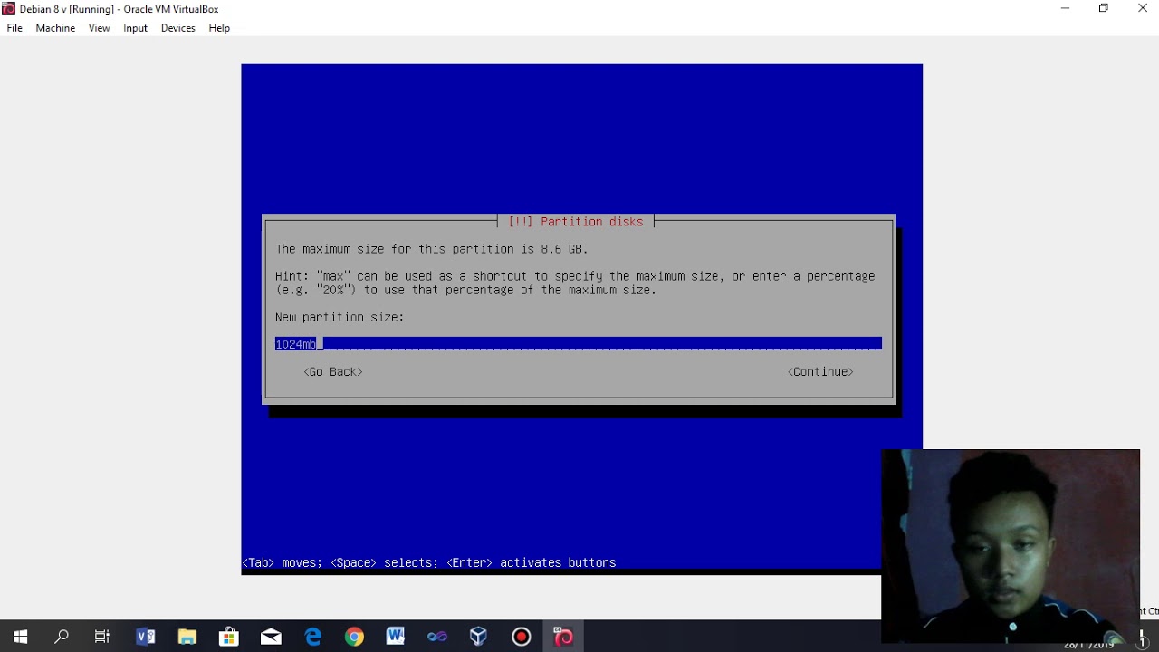 Cara Install Debian 8 di Oracle Virtual VM Box - YouTube