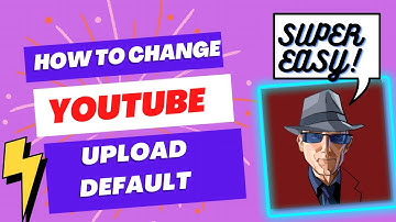 Easy! How to change youtube default upload settings Simple!