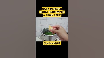 Thumbnail of RESEP REBUS BABAT BIAR EMPUK & TIDAK BAUK/SHORTS