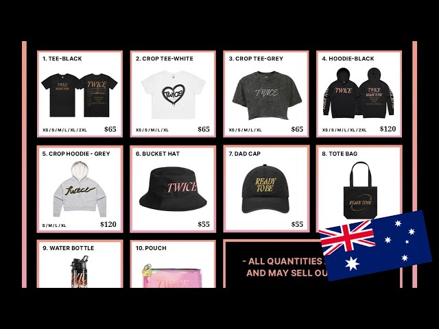 TWICE 5TH WORLD TOUR READY TO BEグッズ TWICE 5TH WORLD TOUR'READY TO BE'in JAPAN追加公演