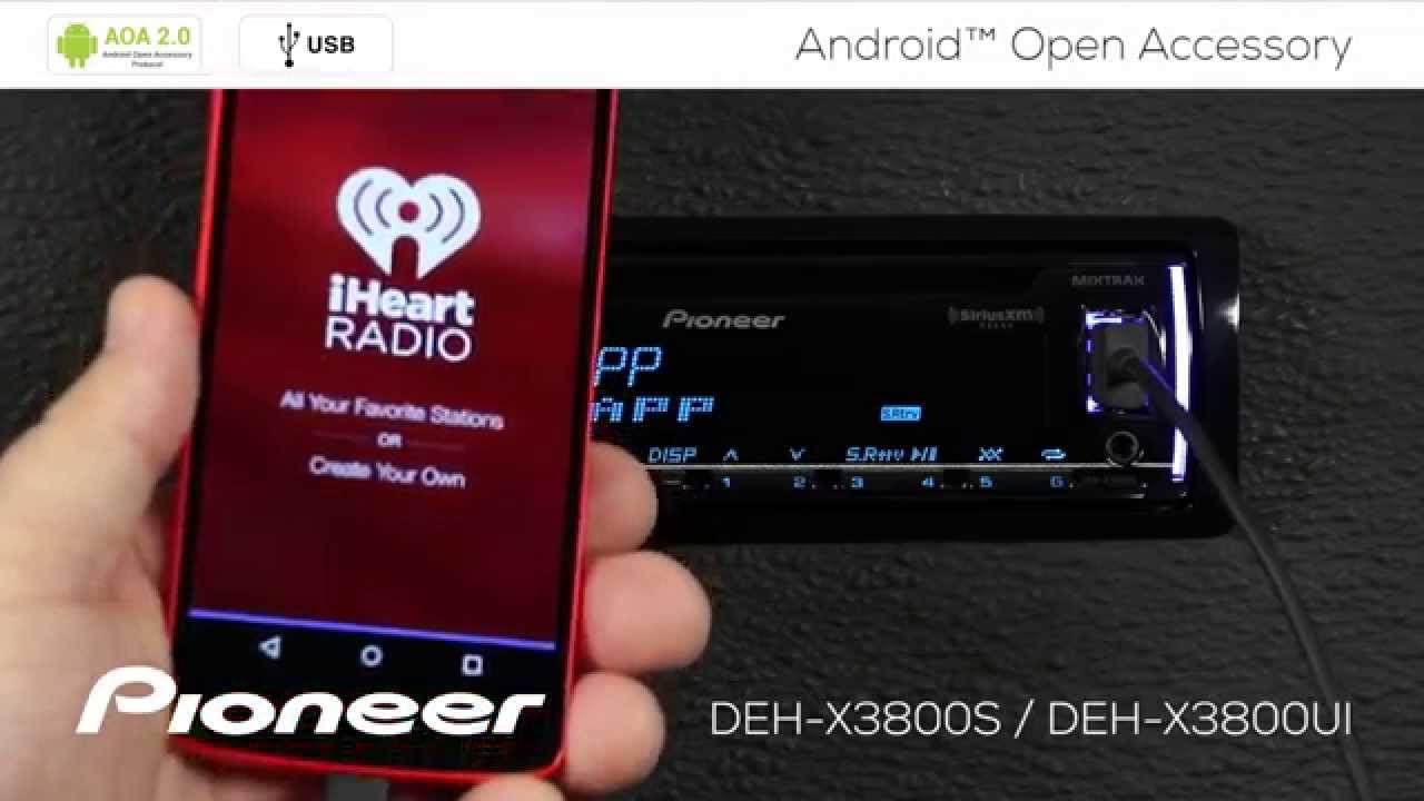 How To - DEH-X3800S - Android Open Accessory - YouTube