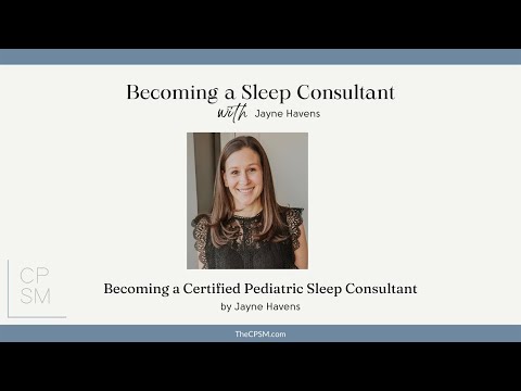 Become A Sleep Consultant