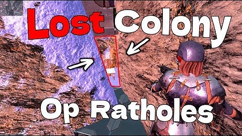 Lost Colony OP RATHOLES Unraidable Ark Ascended Hidden Base Spots Official