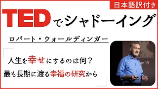 [Shadowing] Robert Waldinger: What makes a good life? Lessons from the longest study on happiness