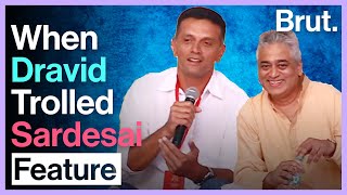 When Rahul Dravid Trolled Rajdeep Sardesai