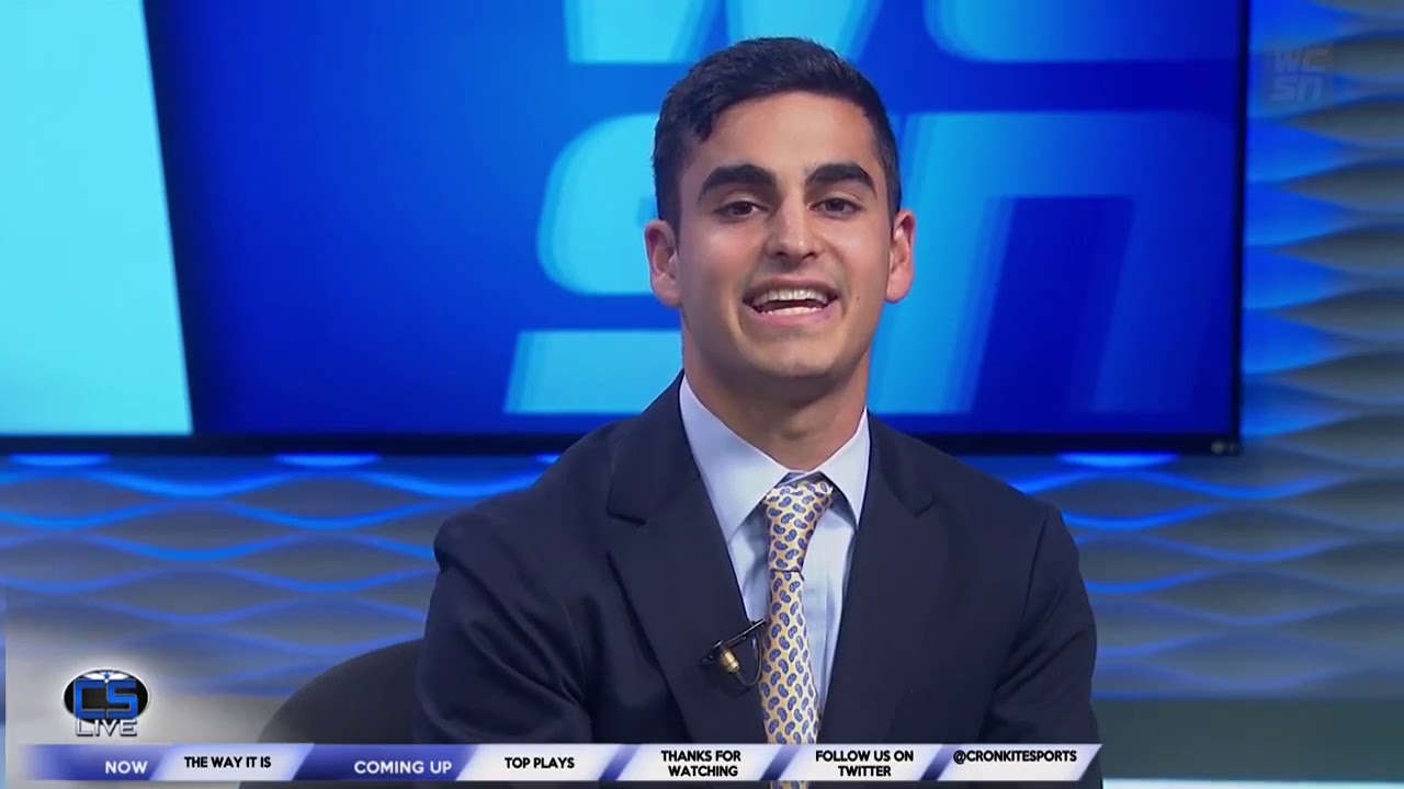 Rob Werner anchor highlights from Cronkite Sports Live on November 9, 2018