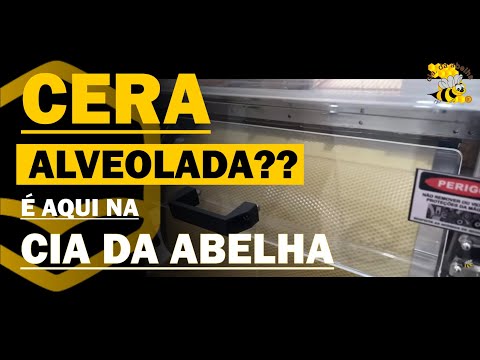 Alveolando 1ª cera na maquinona