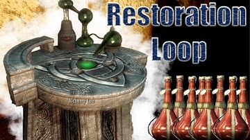 Skyrim How to do the Restoration loop Glitch in 2022