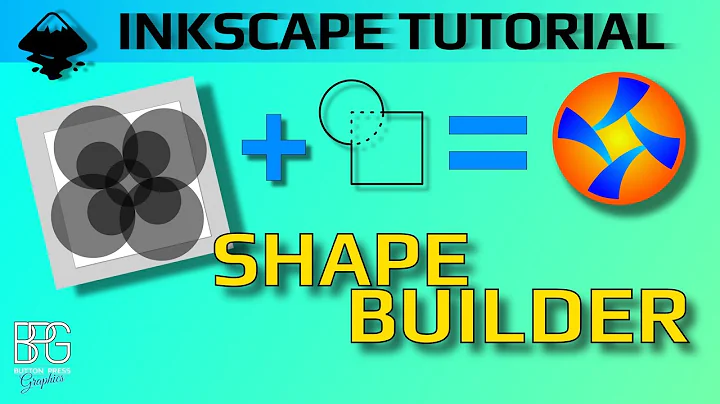 Using The SHAPE BUILDER Tool In INKSCAPE