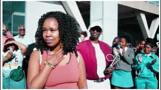 Zahara's Reception at Cape Town Airport