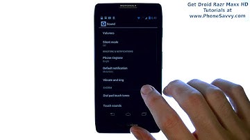 Motorola Droid Razr Maxx HD - How Do I Enable Roaming Tone
