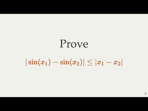 Trigonometric Inequality with