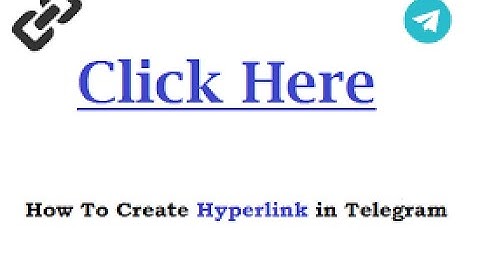 How To Add Hyperlink To Text in Telegram