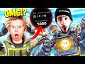 I Dropped 5,000 Damage IN Front Of A 10 YEAR OLD TEAMMATE - He Freaked Out! (Apex Legends Season 8)