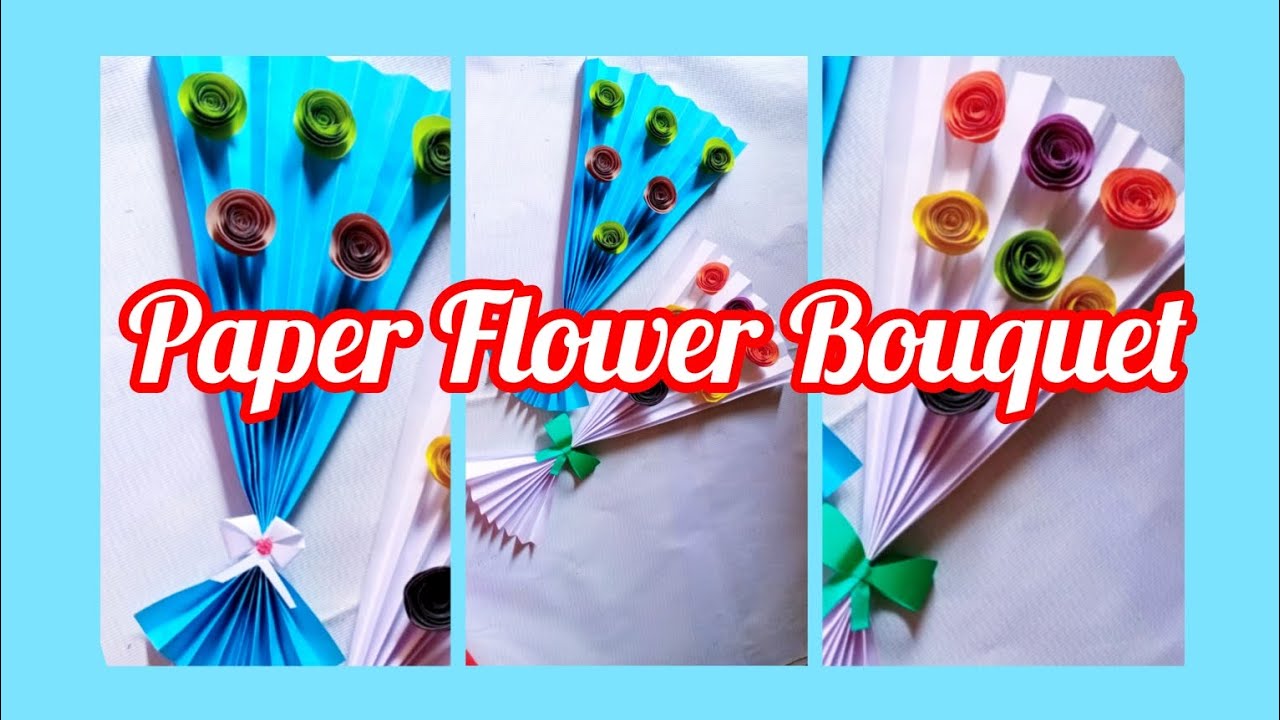 How to make flower bouquet /Easy Paper Flowe Bouquet /Flower Bouquet