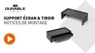 Support écran &amp; tiroir EFFECT | DURABLE