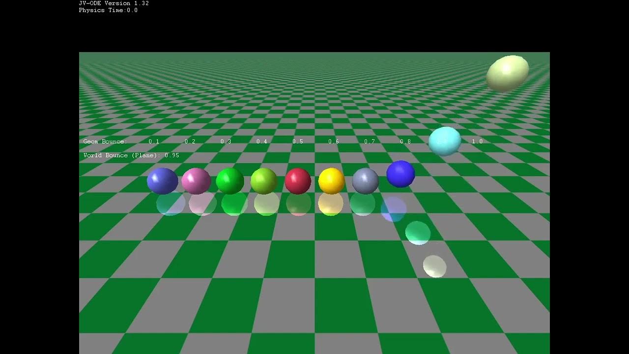 JV-ODE Physics Geom Bounce - Blitz3D - YouTube